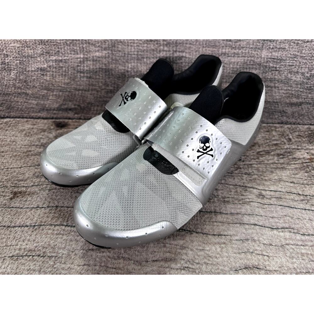 Pearl Izumi Soulcycle Mens Silver Legend Indoor Spin Cycle Shoes Size 13 EU 46